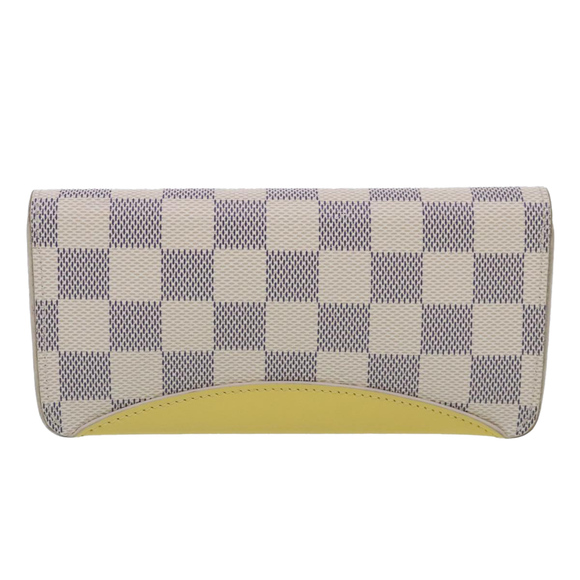 LOUIS VUITTON Damier Azur Etui Lunette Woody Glasses Case GI0388 LV Auth 91727 - Picture 2 of 16